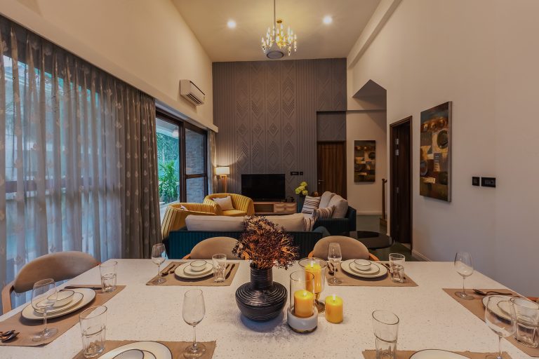 Mayberry Villas Phase 3 Bedroom by Ashray Real Estate Developers - Luxury Villas in Goa for sale in North Goa - Dining room