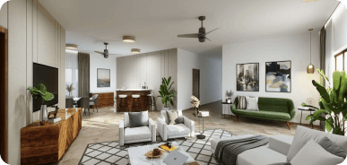 Spacious Living Areas for Comfort